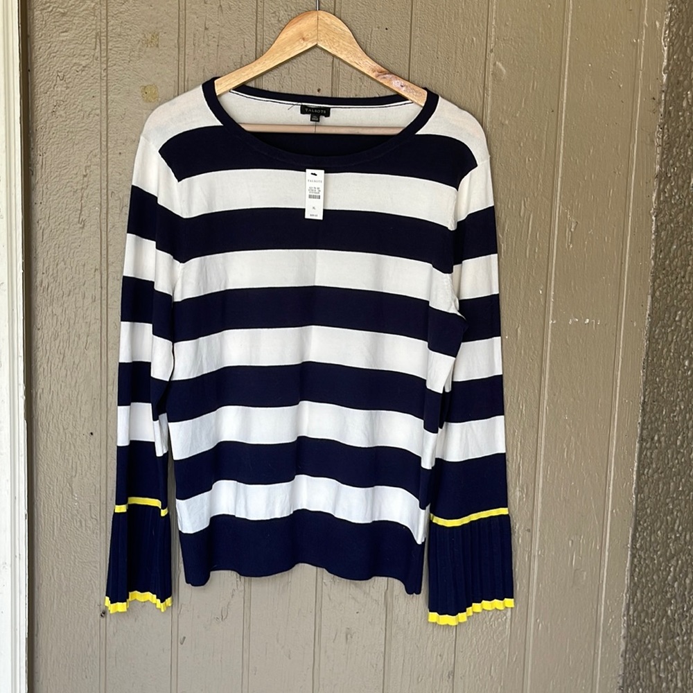 Talbots striped sweater